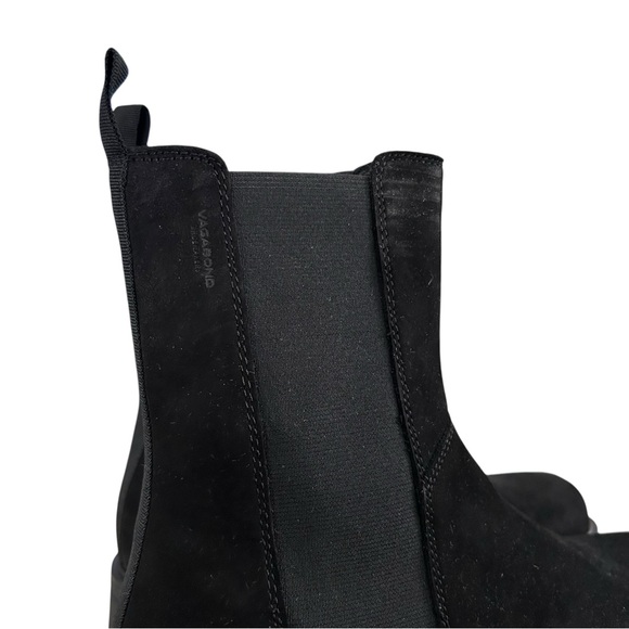 Vagabond Tara Black Platform Chelsea Style Boots - Picture 2 of 7